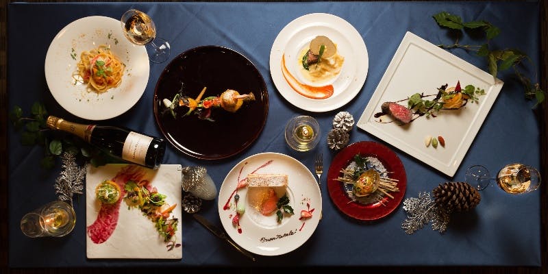 魚とお肉Wメインのフルコース　”セレーノ”