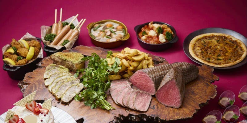 「肉の魅力満載」MEET the MEAT ブッフェ＋時間無制限（土日祝限定）