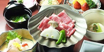 【上河久御膳】陶板焼きなど月替わり会席 全9品（10％OFF） - 日本料理 河久