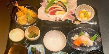 【月替わり御膳】お造り、煮物、メインの一皿、デザートなど - 日本料理 大江／シティプラザ大阪