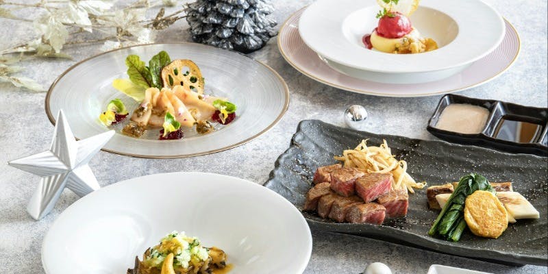 【Xmas2025】～nix～ 鮑の鉄板焼を含むスペシャルコース（17時限定プラン）