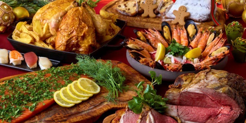 【Xmas2025】彩り華やかなクリスマスディナービュッフェ＋フリードリンク（12/20～12/25）