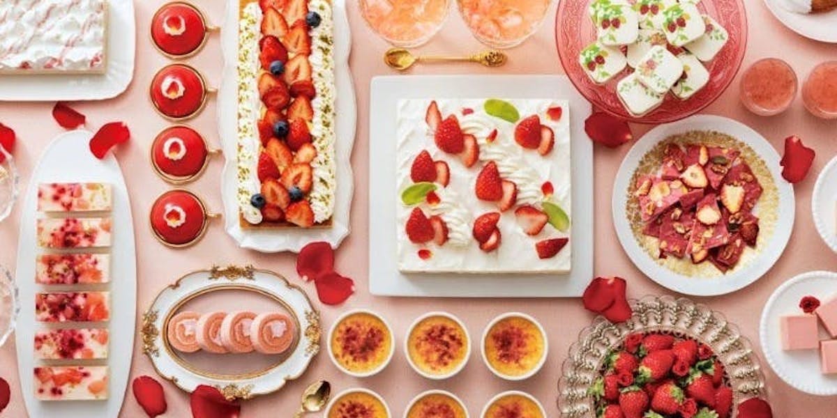 2023年のリーガロイヤルホテル大阪のいちごビュッフェ「いちごスイーツビュッフェ~Royal Strawberry~」