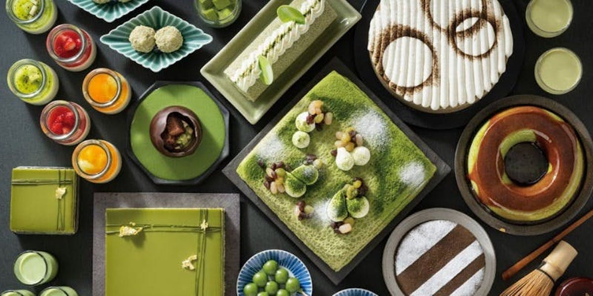 リーガロイヤルホテル大阪の2023年抹茶ビュッフェ スイーツビュッフェ~茶とろり。~