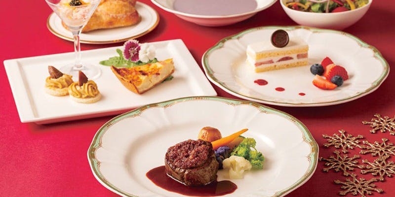 クリスマスディナー＋1ドリンク付き