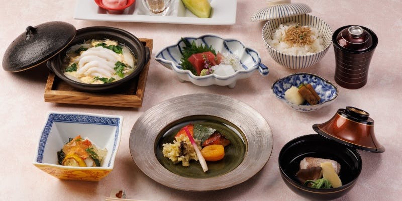 「ゆずき」メイン料理を選べる和食のフルコース