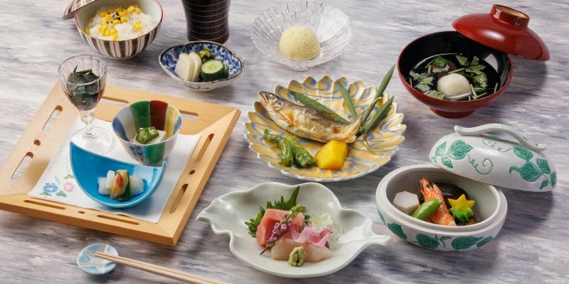 「ゆずき」メイン料理を選べる和食のフルコース