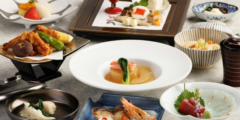 頌春会席【嘉楽寿森（からすもり）】全8品