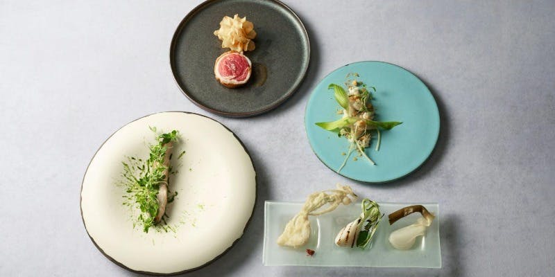 【HAYAMA BLUE】新鮮三浦野菜と肉魚ダブルメインのランチコース（テラス席選択可）