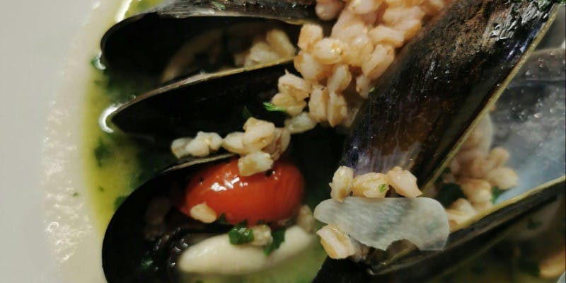 メインディッシュ前菜 ル コキヤージュ シェフコース「アミューズ・前菜は二皿・お魚