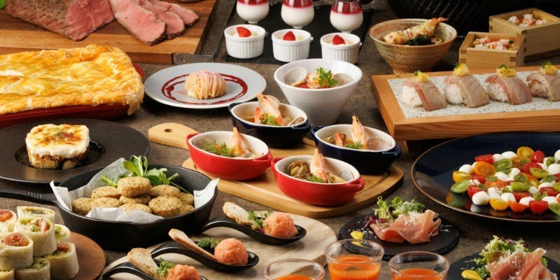 【平日ランチビュッフェ　ソフトドリンクフリー】（13時30分入店・90分制）