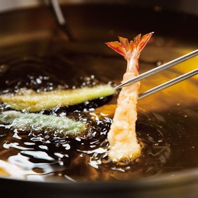 【カウンター席限定】揚げ立ての天ぷらが愉しめる
