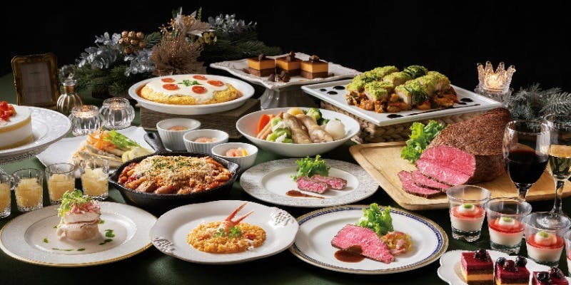 【ランチビュッフェ】フランス菓子など25種＆牛肉のポアレにビーフシチューなど（土日祝・12/1～）