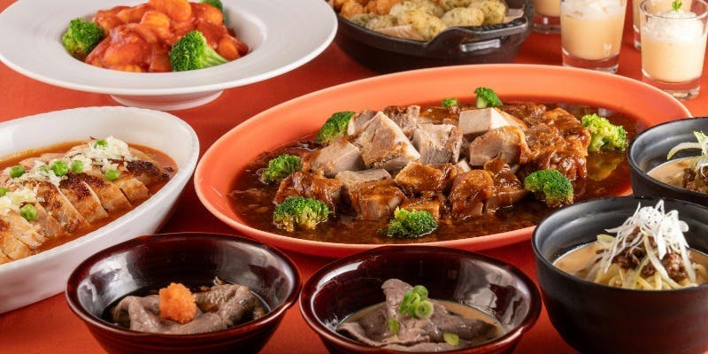 【1・2月/土日祝/ディナービュッフェ】牛肉のしゃぶしゃぶ、担々麺など＋飲み放題