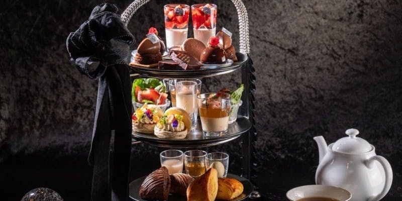 ショコラのアフタヌーンティー ～Noir et Chocolat～＋乾杯スパークリングワイン付（11/1～12/30）