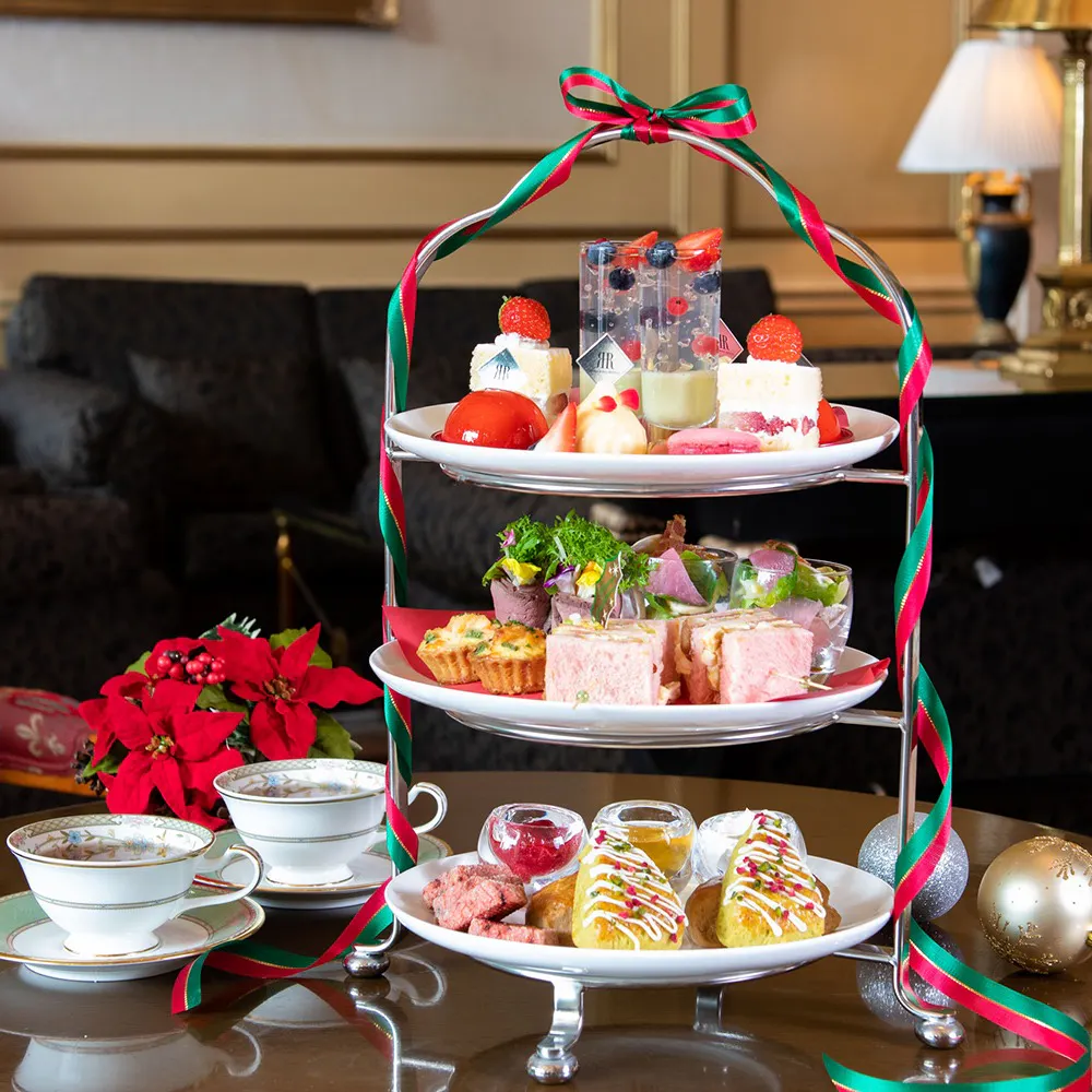 ガーデンラウンジ リーガロイヤルホテル東京 クリスマス アフタヌーンティー 16 17時入店 ティー プラン メニュー 一休 Comレストラン