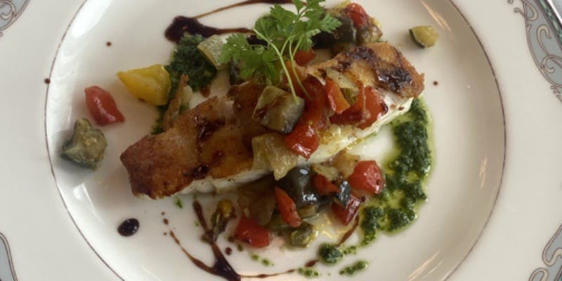 【ディナーコースD】アミューズ、冷前菜、温前菜、魚、肉、Wメイン シェフお薦めコース