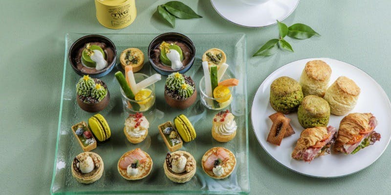 抹茶とほうじ茶のウィークデイアフタヌーンティー（平日数量限定）