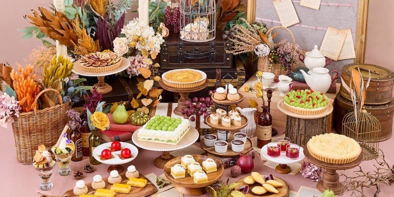 シャインマスカットや洋梨など豊かな秋の味覚×オータムスイーツブッフェ＋カフェフリー（平日限定）