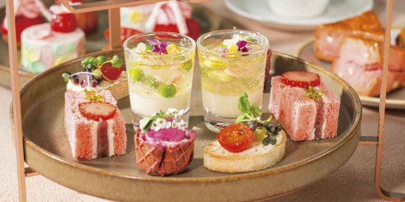 レア Shelley シェリー ランブラーローズ ケーキスタンド ピンクローズ