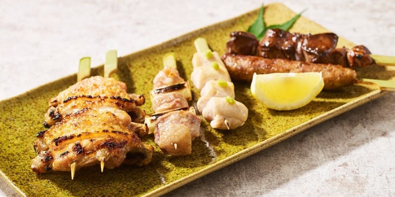 【味わいコース】大山鶏串や一品料理を含む全11品＋選べる1ドリンク