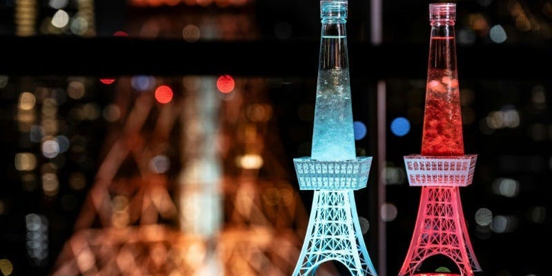 ＜バーエリア＞Night View Plan（窓側席）＋カクテル30種含むフリーフロー（2時間制）