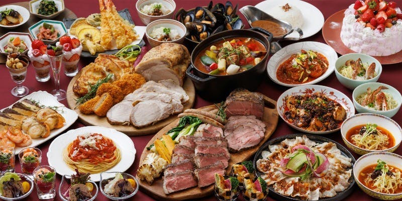 圧倒的な眺望と武藏自慢のグリル料理など約100種ブッフェ＋ソフトドリンクバー付き（平日）