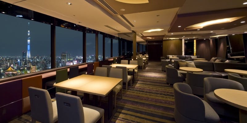 【スカイツリー側確約】圧倒的眺望と自慢のグリル料理など約100種ブッフェ＋ソフトドリンクバー（平日）