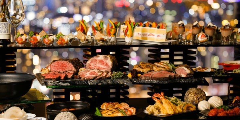 スカイグリルブッフェ武藏／浅草ビューホテル 【記念日プラン】圧倒的