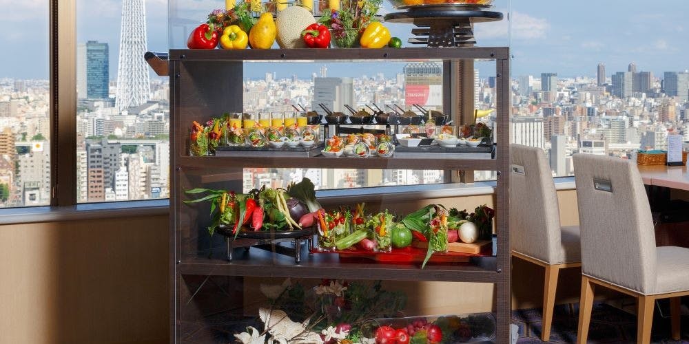 クチコミ スカイグリルブッフェ武藏 むさし 浅草ビューホテル 浅草 ブッフェ