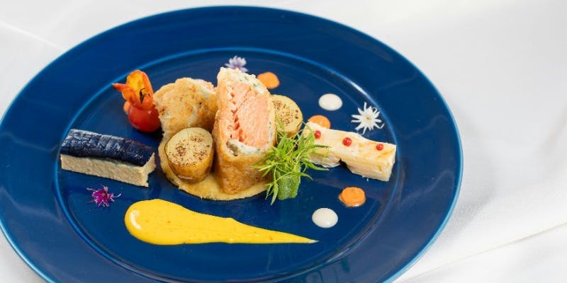 【バラエティランチ（フィッシュ）】ライス、スープ、サラダ、コーヒー付