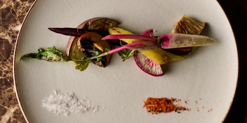 【カジュアルコース】 A5黒毛和牛×季節野菜の鉄板焼 / 気軽に愉しむ全6品