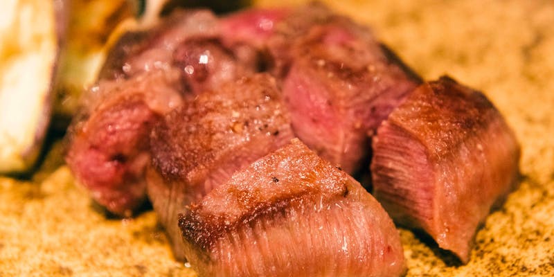 【Steak Lunch】黒毛和牛や牛タンなど全6品