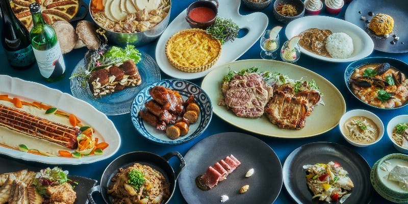 【平日ディナーブッフェ】＋フリーフロー付き（120分制  ※20時入店は90分制）