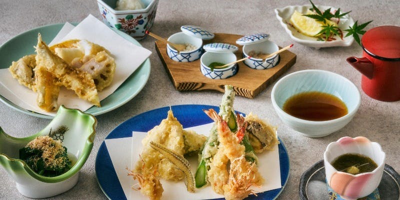 【紫陽花～AJISAI～】職人の天婦羅を贅沢に味わう