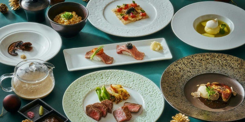 【聖夜×鉄板焼】世界三大珍味と黒毛和牛のクリスマスディナー【Xmas2025】