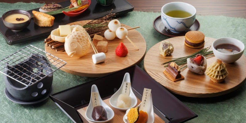 和のアフタヌーンティー「おこたであったか餡くらべ」（120分制）