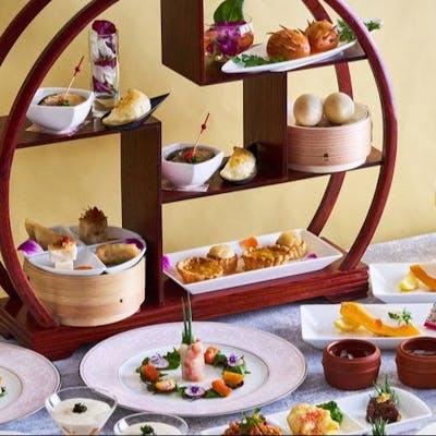 チャイニーズアフタヌーンティーを楽しめます