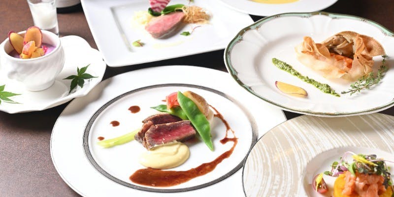 【フレンチコース　シェフ】季節の贅沢グルメ　フレンチフルコース全7品