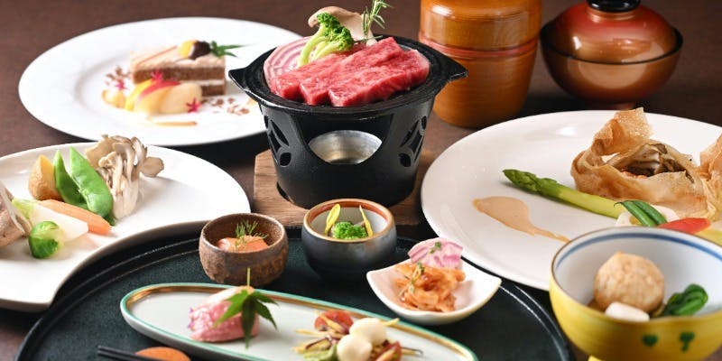 【和洋折衷コース】オマール海老と黒毛和牛　季節の贅沢和洋折衷グルメコース