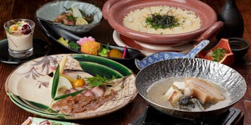 【期間限定】京都の伝統食材・すっぽんを味わう「すっぽん鍋とすっぽん雑炊コース 」 - 温石 左近太郎 本店