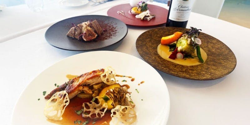 【レーヴ】前菜、スープ、肉と魚のWメインなど全6品