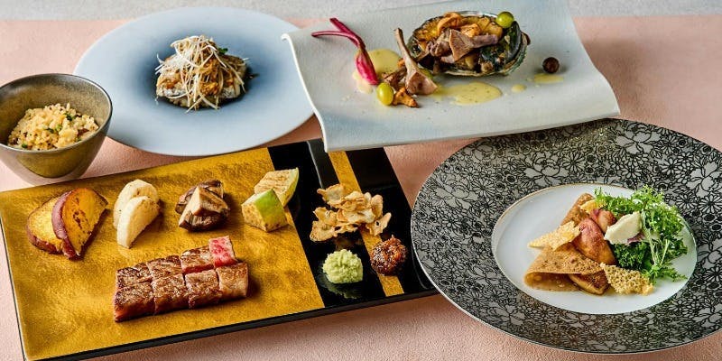 【瑠璃コース】フォアグラ×魚介×黒毛和牛等　全8品