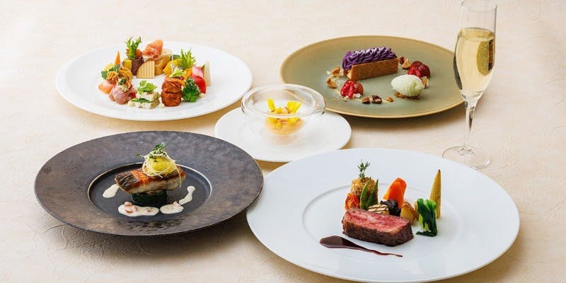 フレンチディナーコース(2名様) 東京駅ホテルメトロポリタン丸の内 TENQOO Dining＆Bar TENQOO／ホテルメトロポリタン丸の内 【デザートが選べる