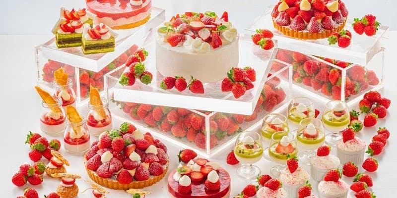【2月16日～3月31日】スイーツブッフェ 開業15周年記念 ストロベリー セレブレーション（期間中毎日開催）