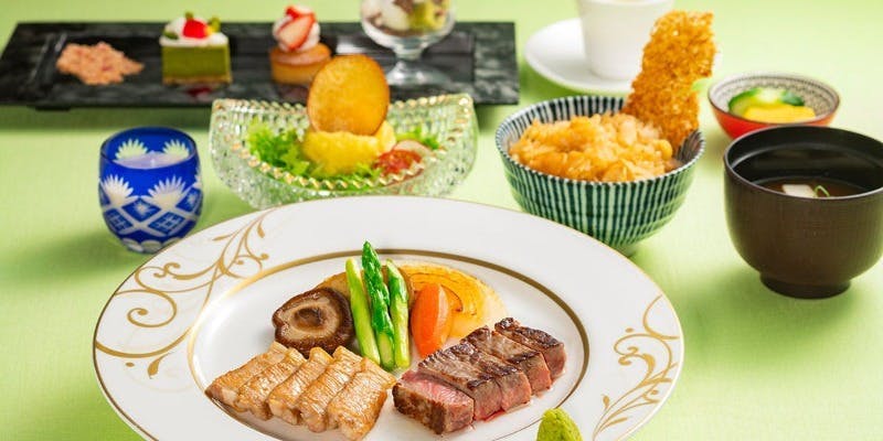 【月替わり　鉄板焼ランチ】平日限定の鉄板焼コース全5品＋基本プラン（12/22～1/2提供なし・ランチ限定）