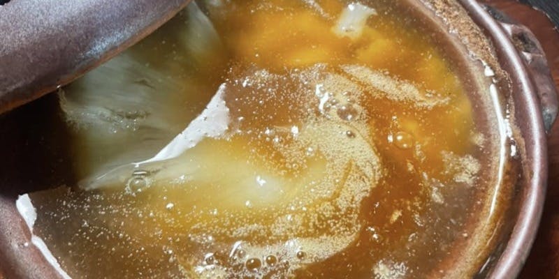 【桃庭コース】フカヒレ土鍋煮込みなど全7品