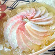 桃の冷やしラーメン