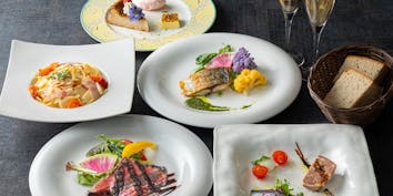 【スタンダードディナー】前菜・パスタ・魚＆肉Wメインのフルコース全6品 - イルピノーロレヴィータそごう千葉