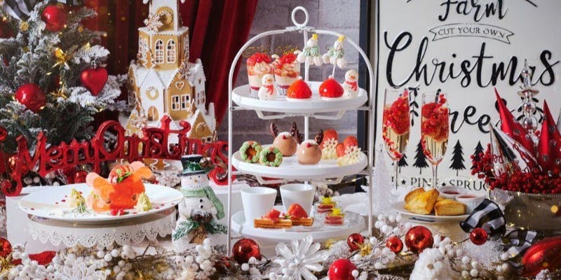 【Xmas2025】ハピネス クリスマスアフタヌーンティー＋2時間カフェフリー（11/22～12/21）